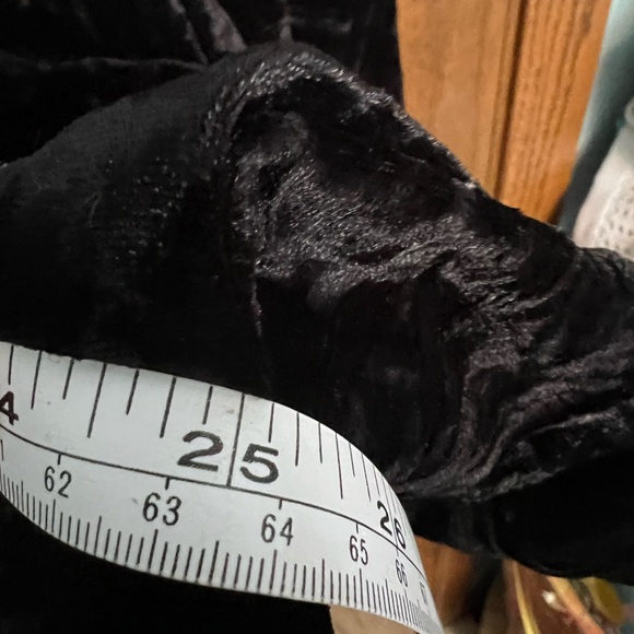 Chico’s Crushed Velvet Hooded Sweatshirt - Picture 3 of 5